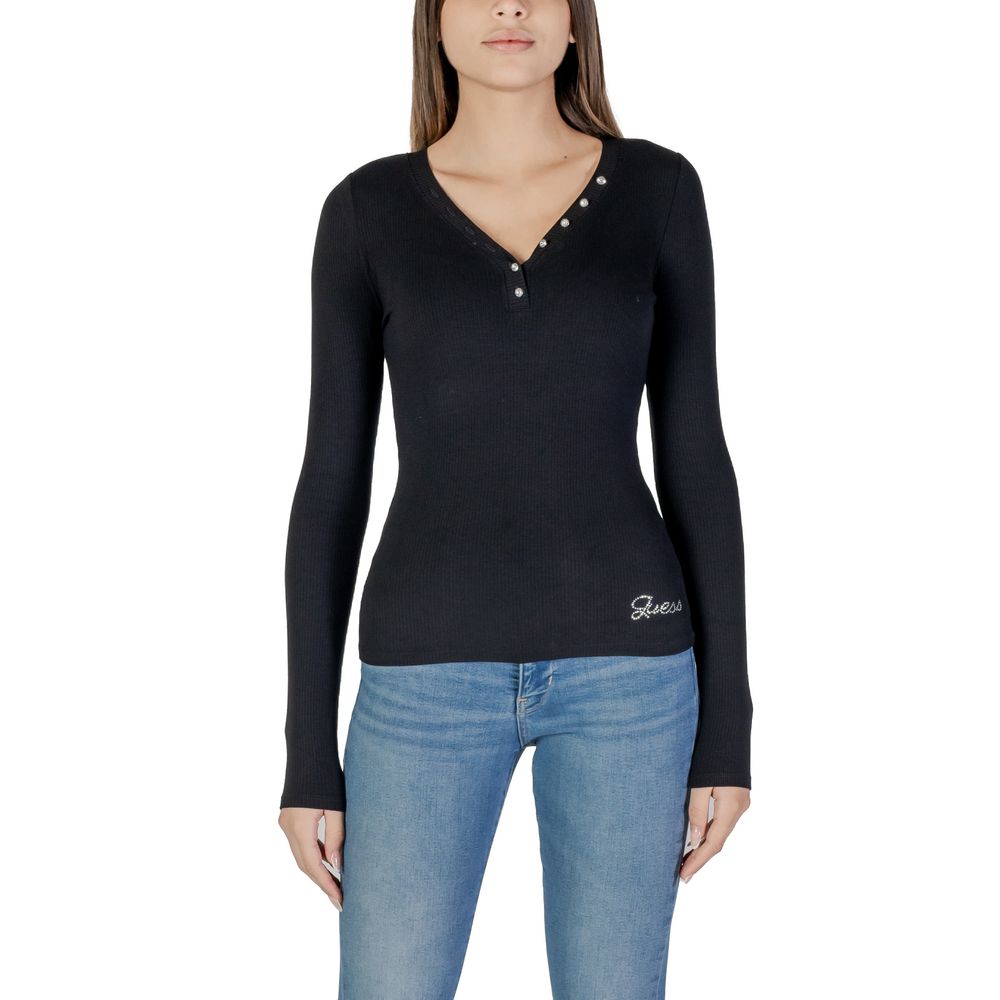 Guess Black Viscose Tops & T-Shirt