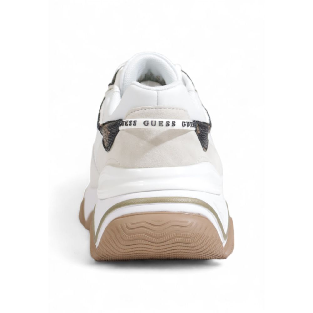 Guess White Polyethylene Sneaker