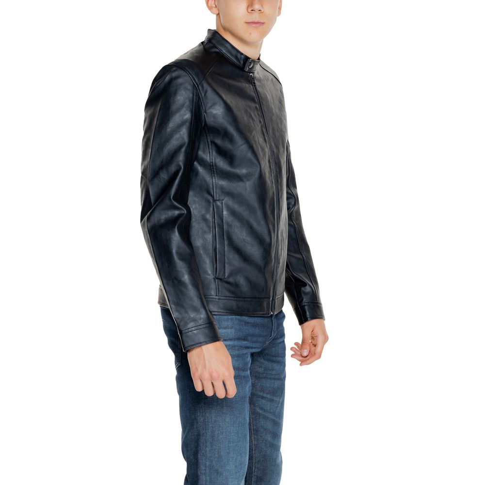 Jack Jones Black Polyester Jacket