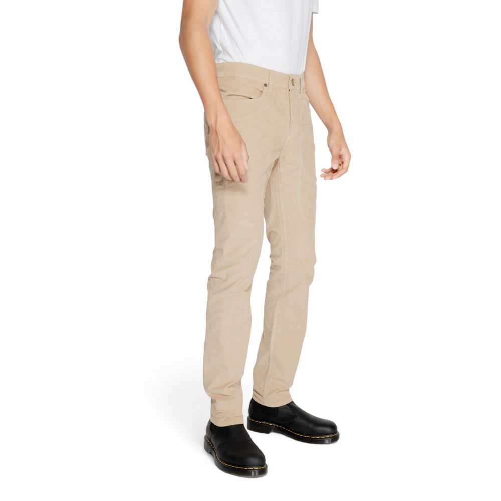 Jeckerson Beige Cotton Jeans & Pant