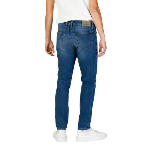 Jeckerson Blue Cotton Jeans & Pant