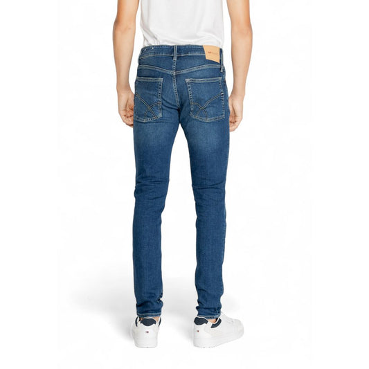 Gas Blue Cotton Jeans & Pant