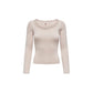 Only Beige Viscose Sweater