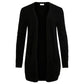 Vila Clothes Black Viscose Cardigan