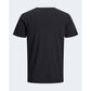 Jack Jones Black Flamed Cotton T-Shirt