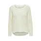 Only White Polyester Sweater