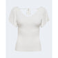 Only White Polyamide Tops & T-Shirt