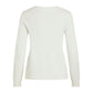 Vila Clothes White Viscose Sweater