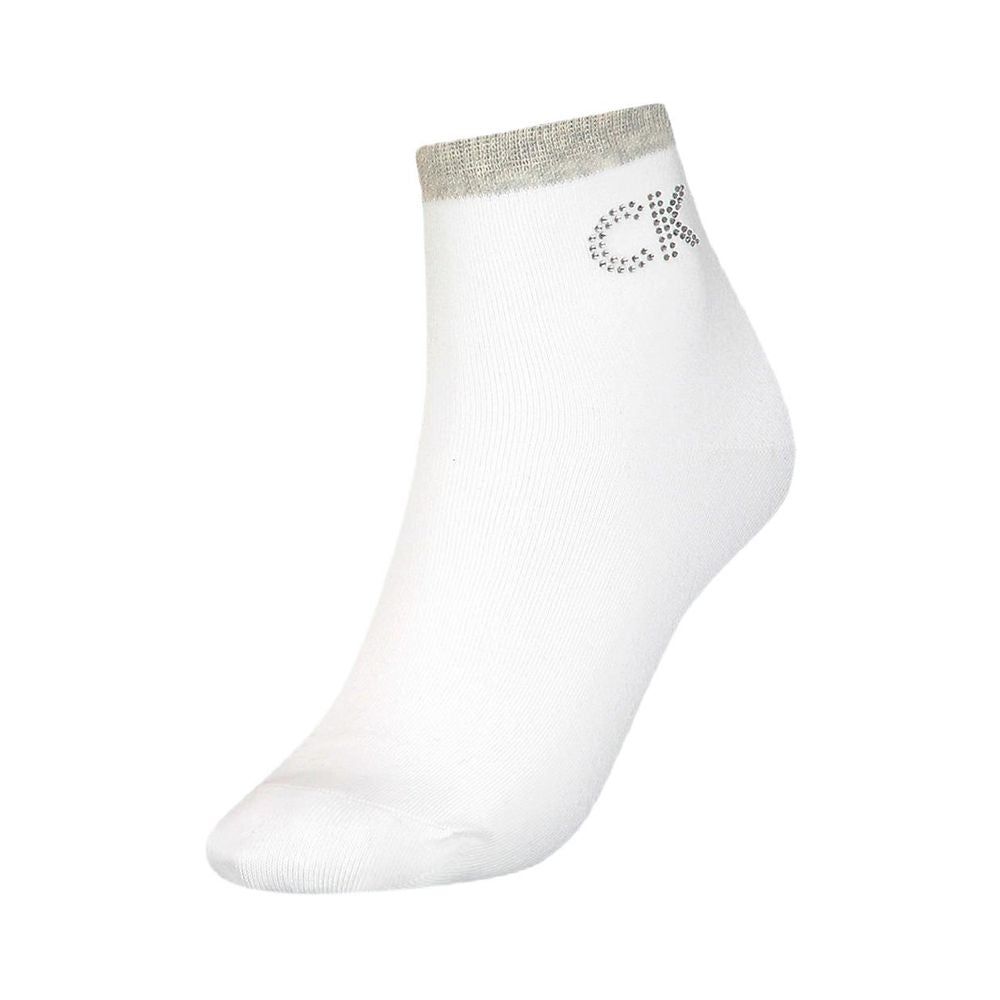 Calvin Klein White Cotton Sock