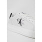 Calvin Klein Jeans Black And White Leather Sneaker