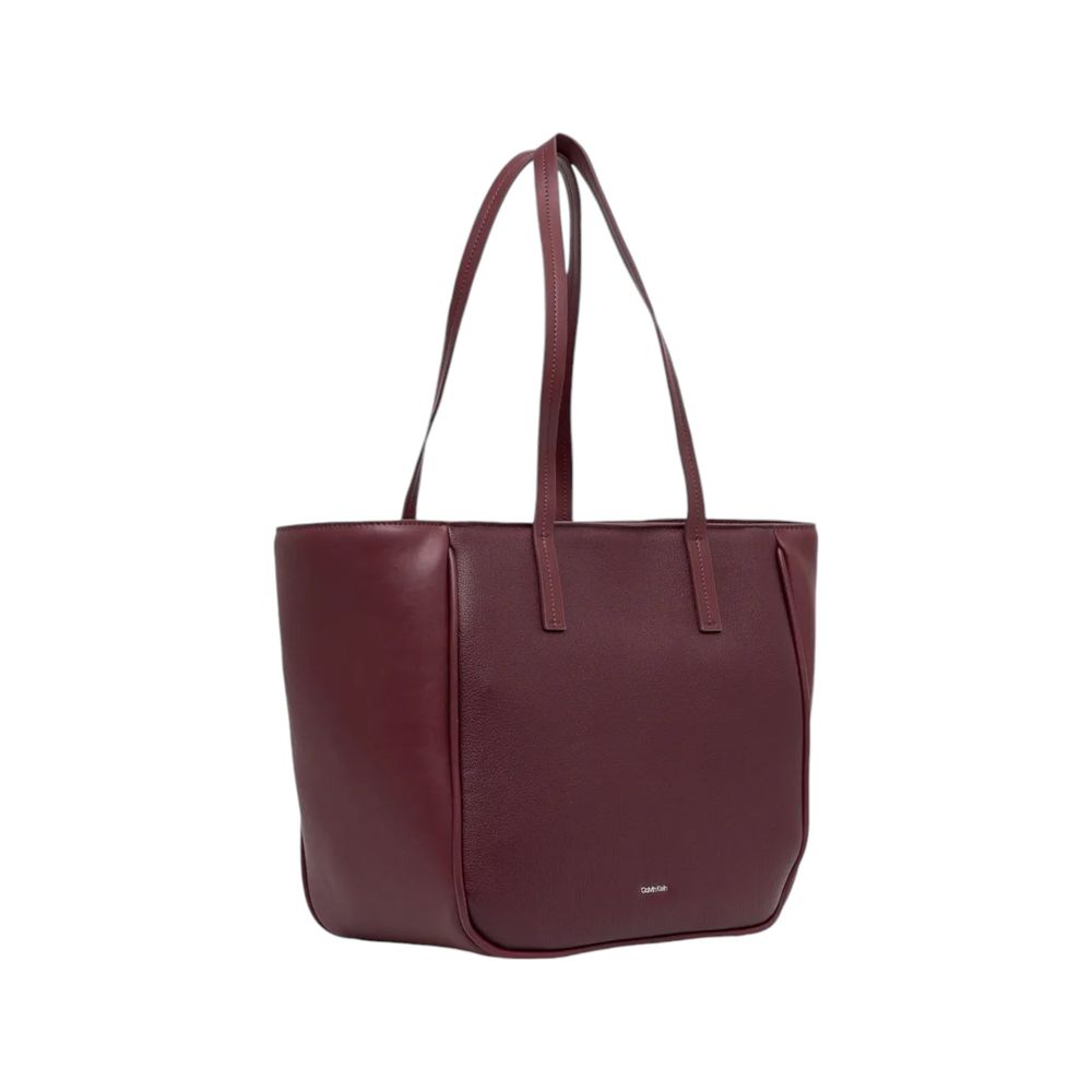 Calvin Klein Bordeaux Polyethylene Handbag