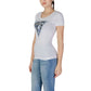 Guess White Cotton Tops & T-Shirt