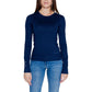 Guess Blue Cotton Tops & T-Shirt