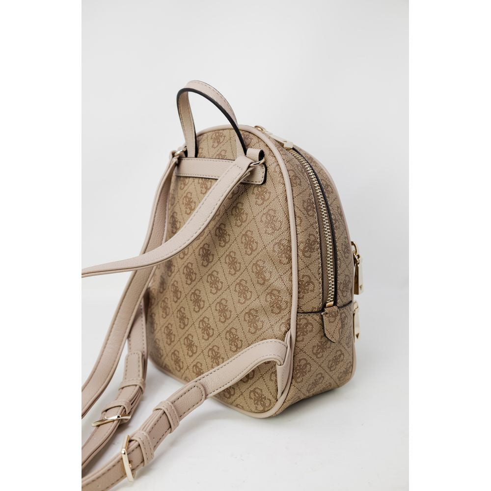 Guess Beige Polyethylene Backpack