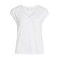 Vila Clothes White Tencel Tops & T-Shirt