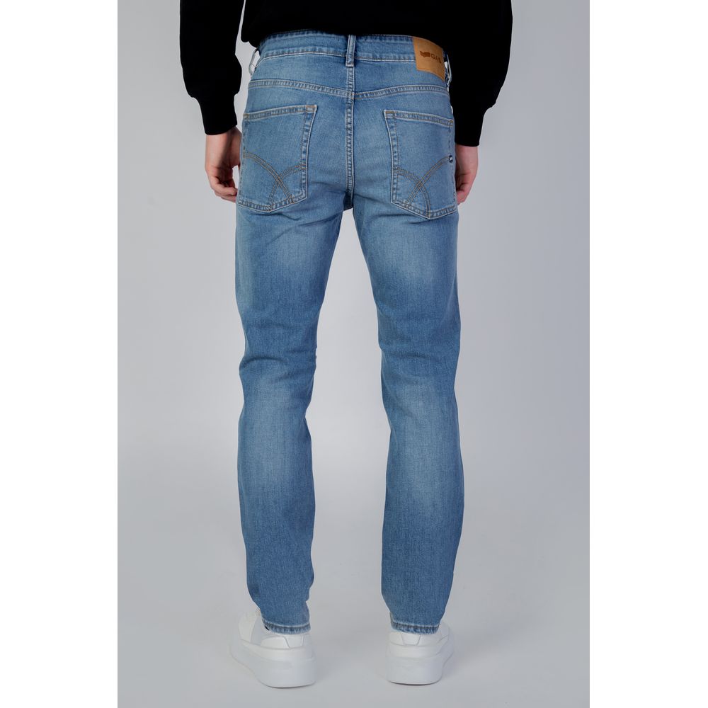 Gas Light Blue Cotton Jeans & Pant