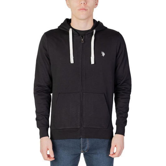 U.S. POLO ASSN. Black Cotton Sweater