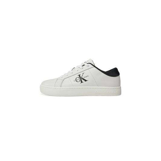 Calvin Klein Jeans Black And White Leather Sneaker