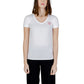 Guess White Cotton Tops & T-Shirt