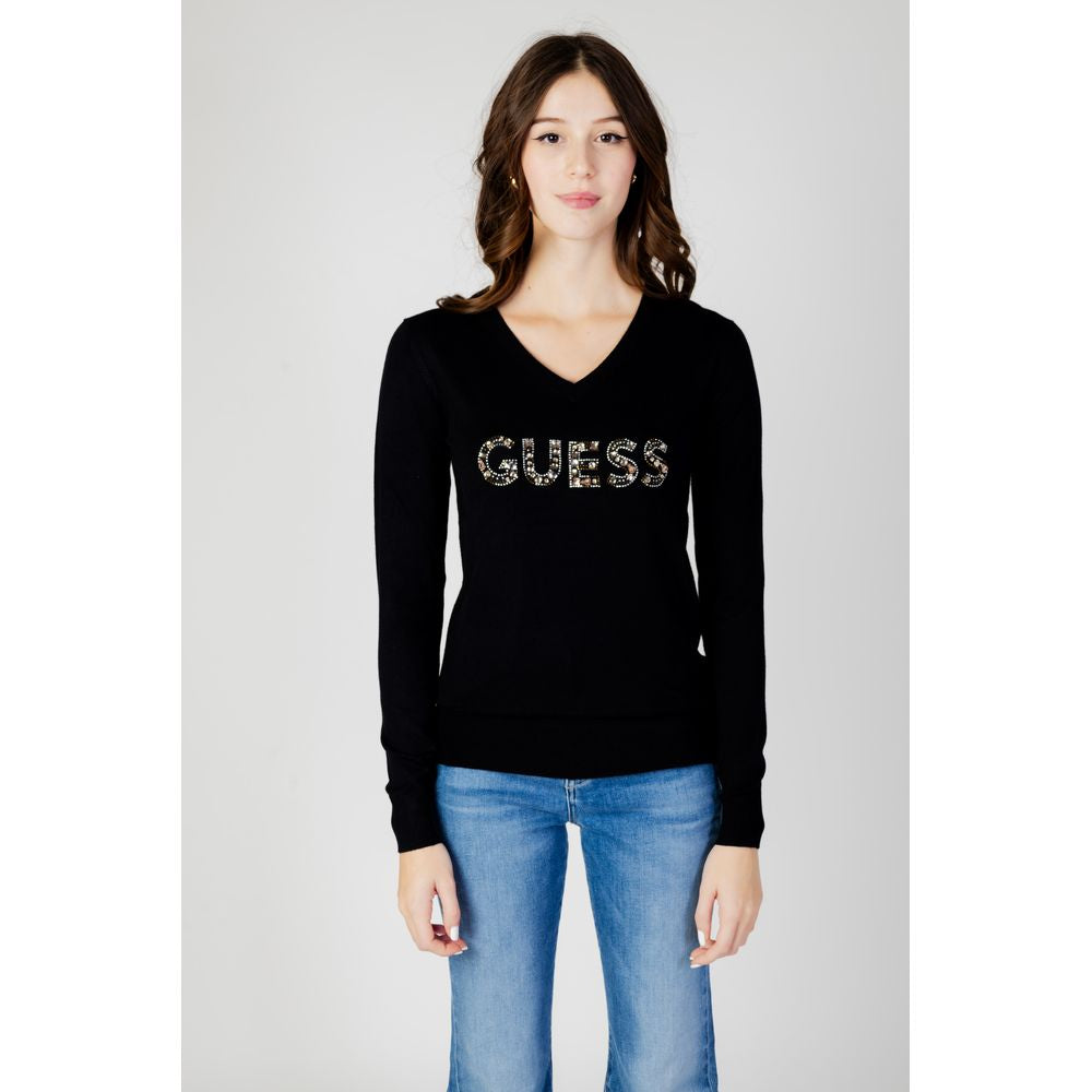 Guess Black Viscose Tops & T-Shirt