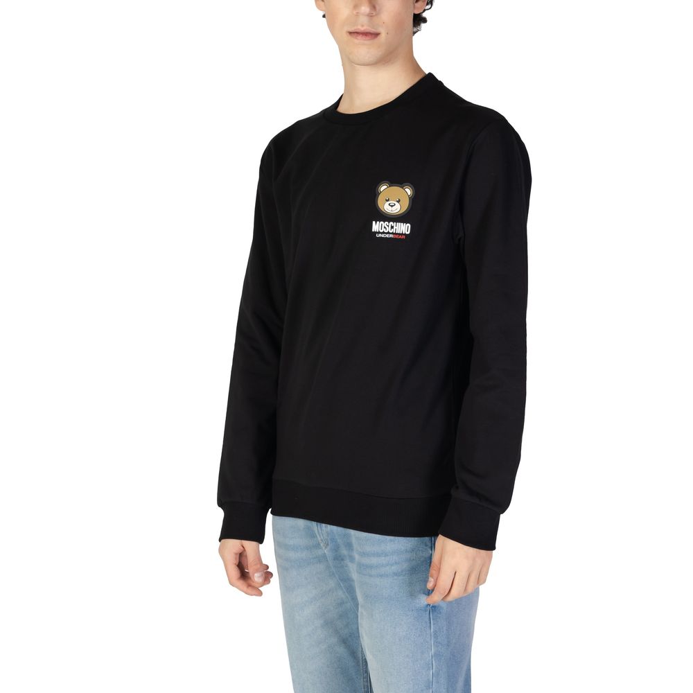 Moschino Black Cotton Sweater