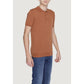 Gianni Lupo Brown Viscose Polo Shirt