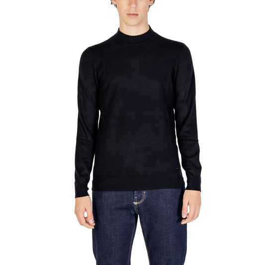 Gianni Lupo Black Polyester T-Shirt