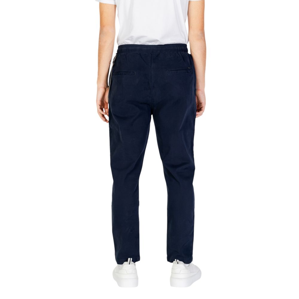 Gianni Lupo Blue Cotton Jeans & Pant