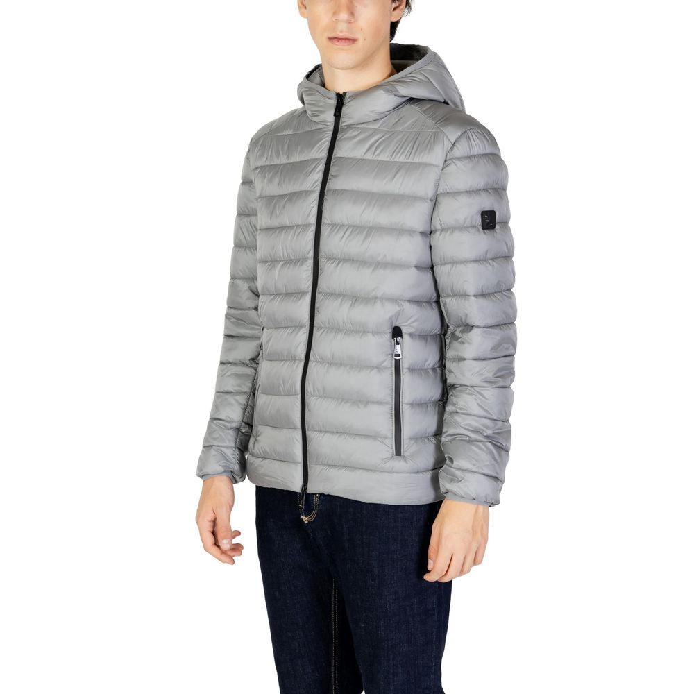 Gianni Lupo Gray Polyamide Jacket