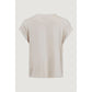 Vila Clothes Gold Cotton Tops & T-Shirt