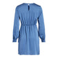 Vila Clothes Blue Recycled Polyester Dress