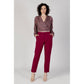 Vila Clothes Bordeaux Polyester Jeans & Pant