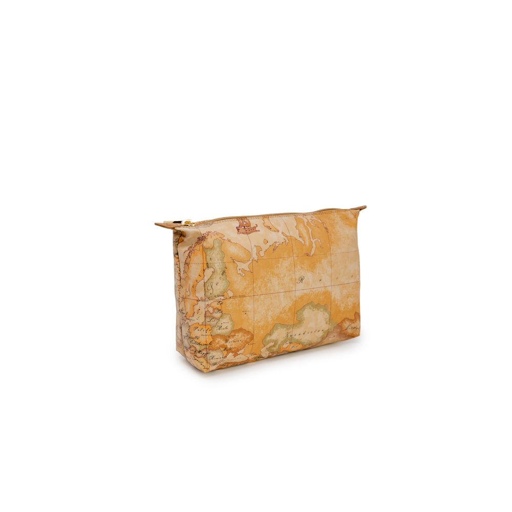 Alviero Martini Prima Classe Beige Polyester Leather Accessory