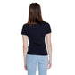 Tommy Hilfiger Jeans Black Cotton Tops & T-Shirt