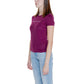 Tommy Hilfiger Jeans Purple Cotton Tops & T-Shirt