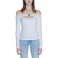 Tommy Hilfiger Jeans White Sustainable Viscose Tops & T-Shirt