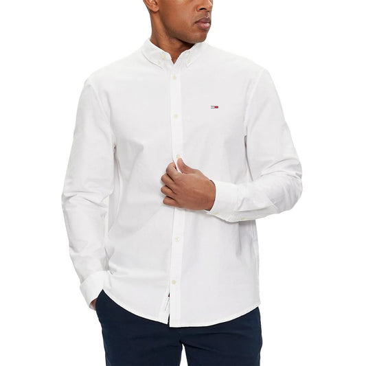 Tommy Hilfiger Jeans White Cotton Shirt