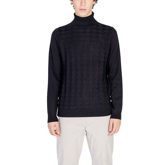 Antony Morato Black Cotton Sweater