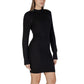 Jacqueline De Yong Black Viscose Dress