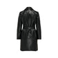 Jacqueline De Yong Black Polyethylene Jackets & Coat