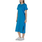 B.Young Blue Cotton Dress