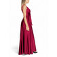 Rinascimento Bordeaux Polyester Dress