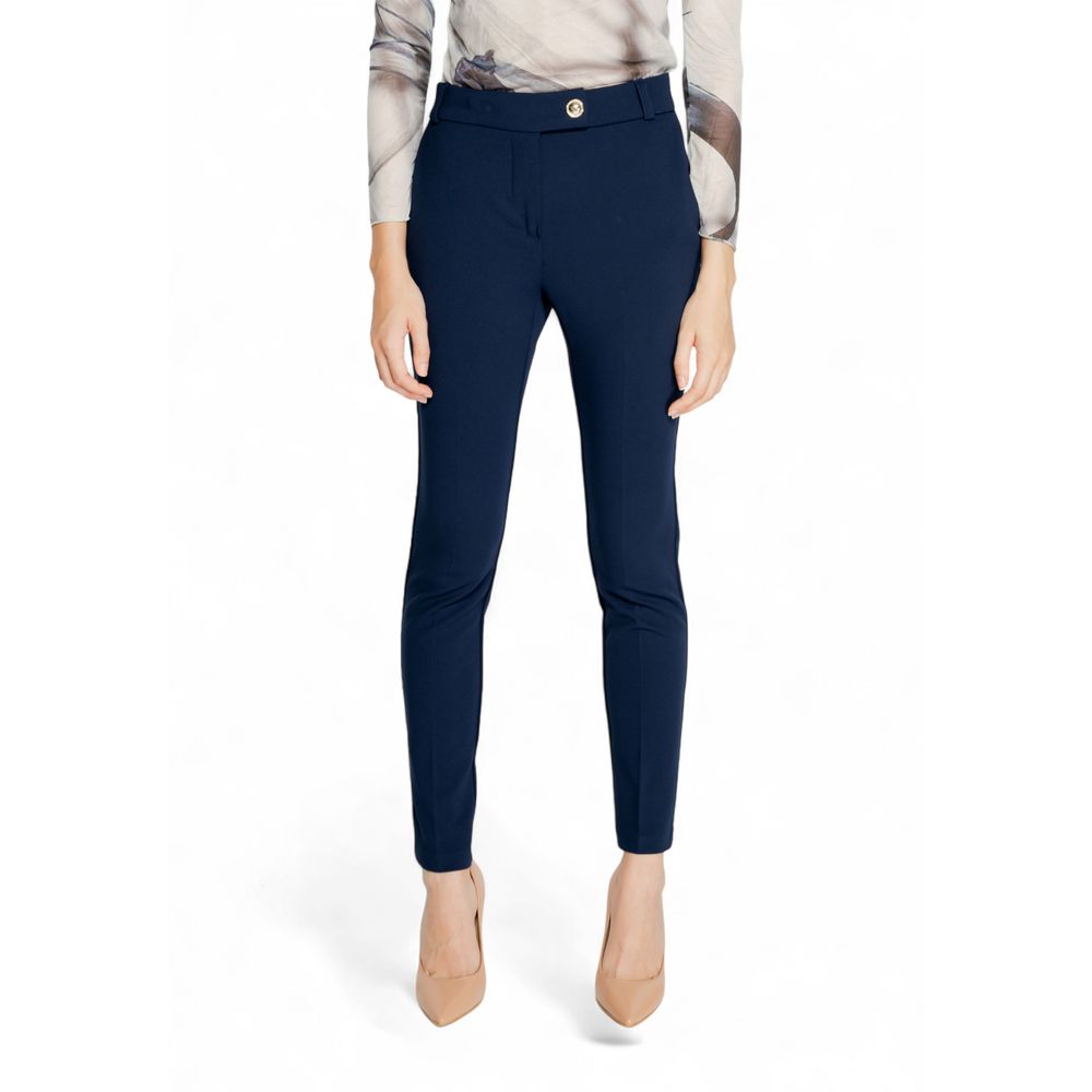 Rinascimento Blue Polyester Jeans & Pant