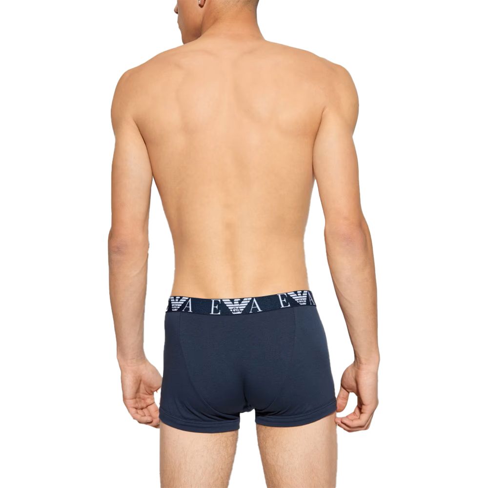 Emporio Armani Underwear Blue Cotton Underwear