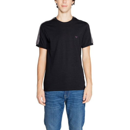 Emporio Armani Underwear Blue Cotton T-Shirt