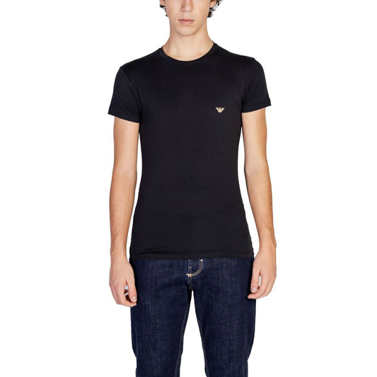 Emporio Armani Underwear Black Cotton T-Shirt