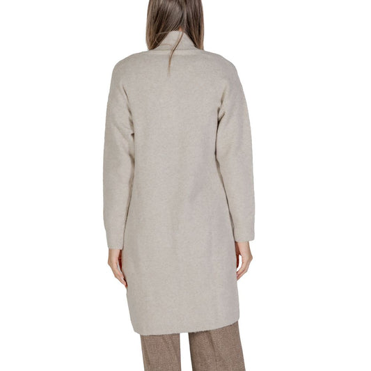 Morgan De Toi Beige Polyester Cardigan