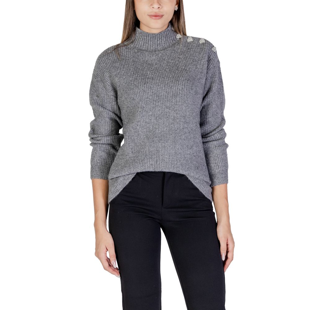 Morgan De Toi Gray Polyester Sweater