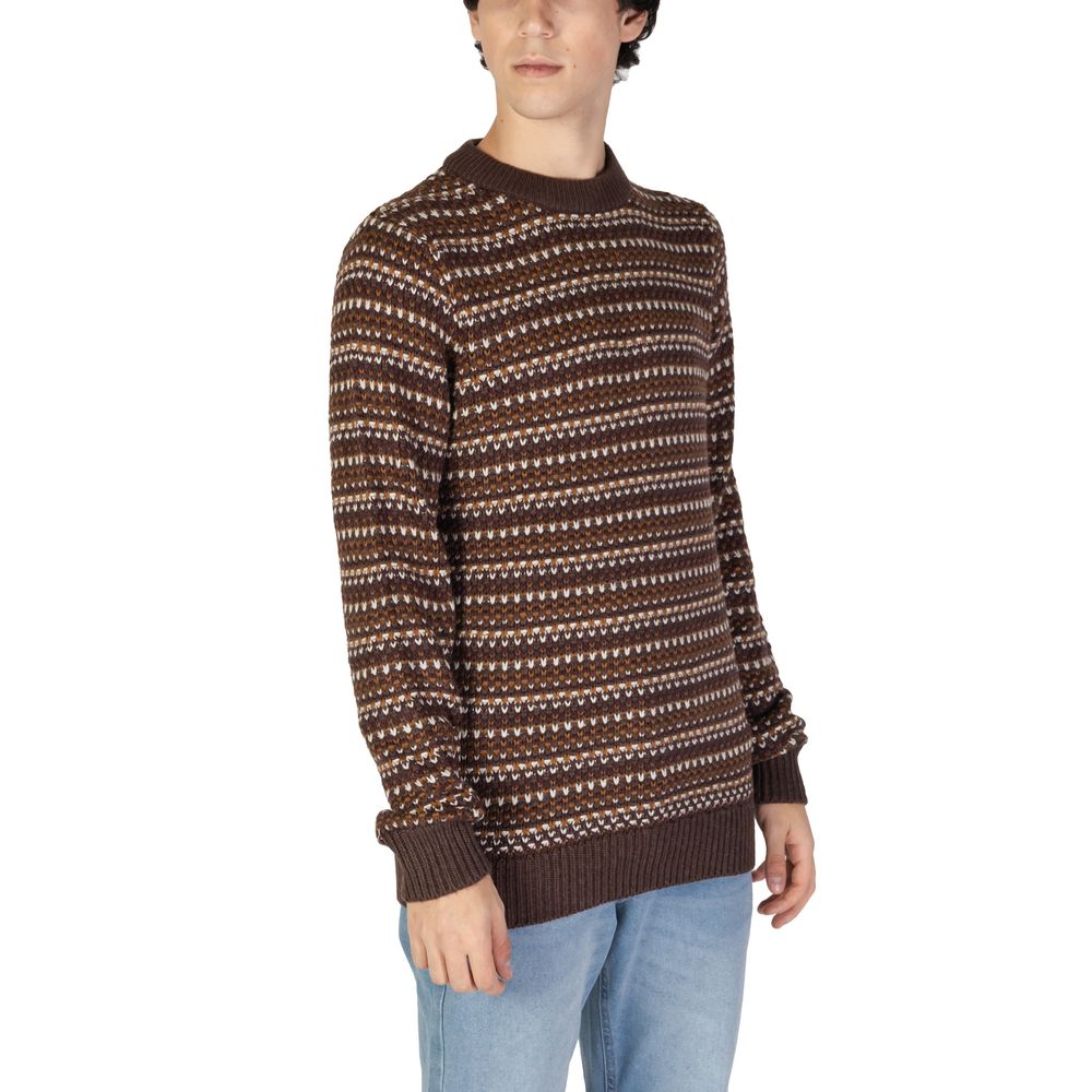 Only & Sons Brown Cotton Sweater