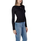 Tommy Hilfiger Jeans Black Cotton Rigenerato Tops & T-Shirt